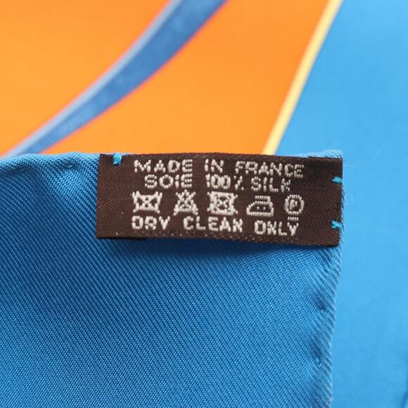 HERMES Black Silk Scarf - Picture 3 of 3